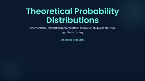First page of Theoretical distribution