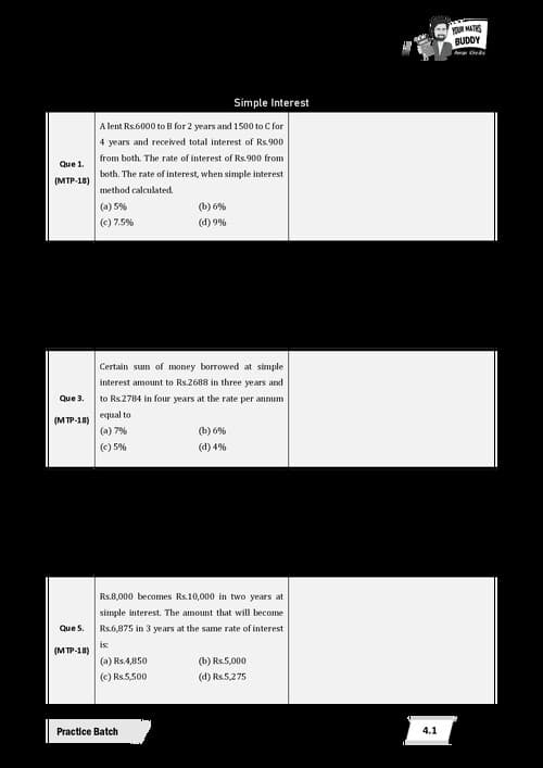 First page of MOF MTP QA