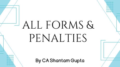 First page of All forms & penalties