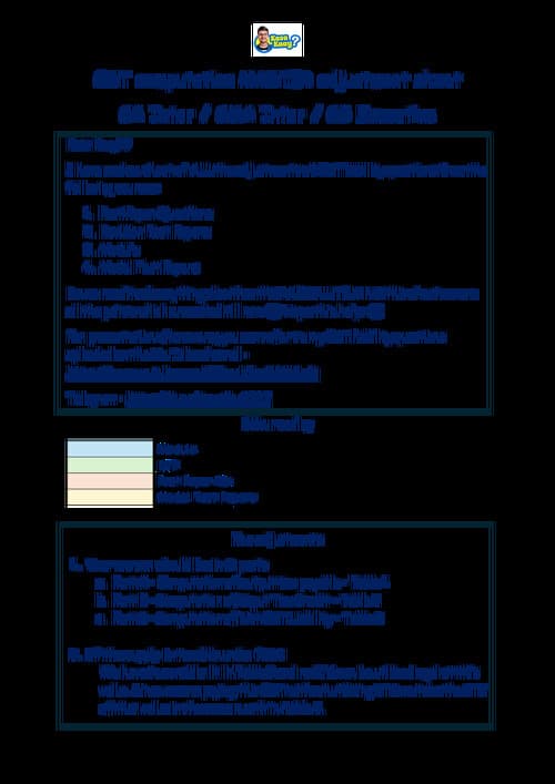 First page of GST Q1 MASTER ADJUSTMENT SHEET BY AMIT MAHAJAN SIR CA INTER