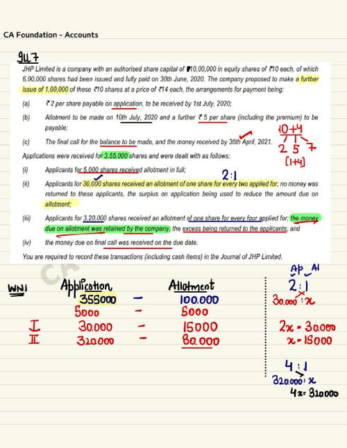 First page of Company Accounts Hand written notes (02) By HARDIK MANCHANDA SIR RELEVANT FOR MAY ATTEMPT AND ONWARDS ●KISI KO PW KE LEC FREE OF COST CHAHIYE ?? ☆DM ME ON TG - @DpandeyRrrrr
