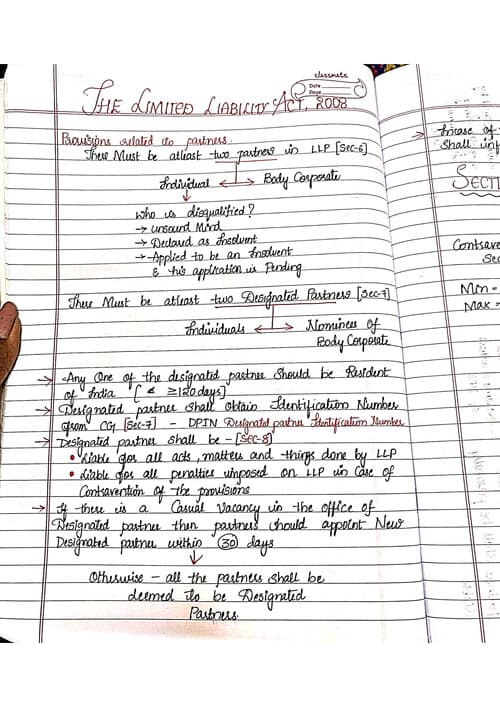 First page of LLP 2008