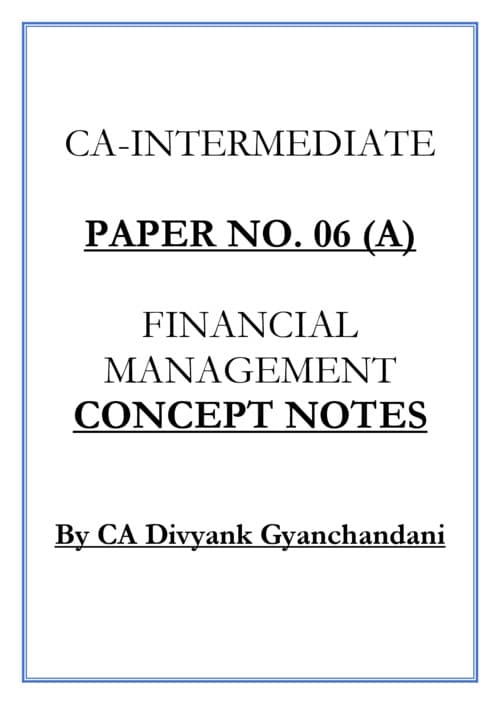 First page of Fm concept notes By Avj Academy