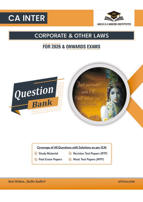 First page of AIR1CA LAW QUESTION BANK