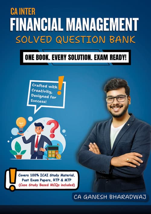 First page of FM QUESTION BANK by CA GANESH BHARADWAJ