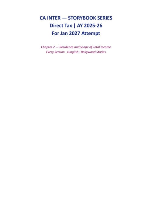 First page of DT Customised notes residential status