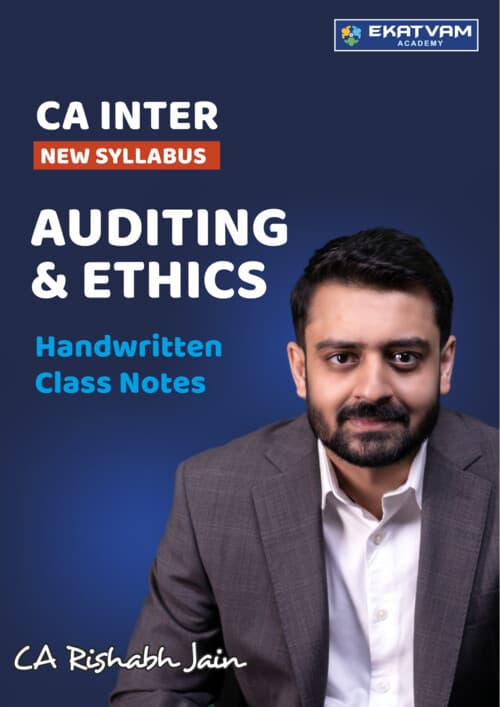 First page of Audit Handwritten Notes by students Faculty - Rishabh Jain