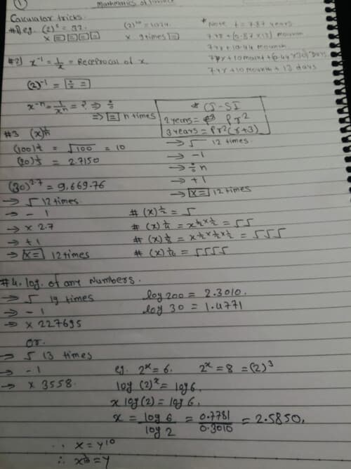 First page of Quantitative aptitude mathematics of finance calculator tricks