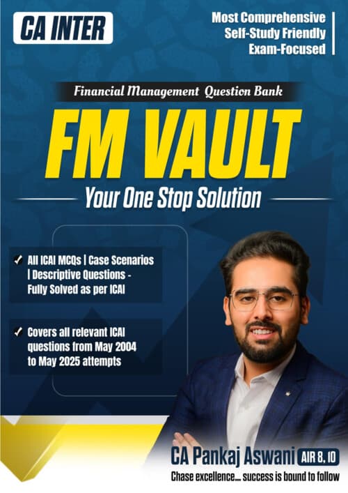 First page of CA inter FM question bank for your practice