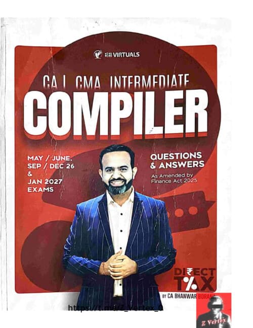 First page of CA/CMA Inter DT Compiler Sep, Dec '26 & Jan '27 ✅ ~CA Bhanwar Borana