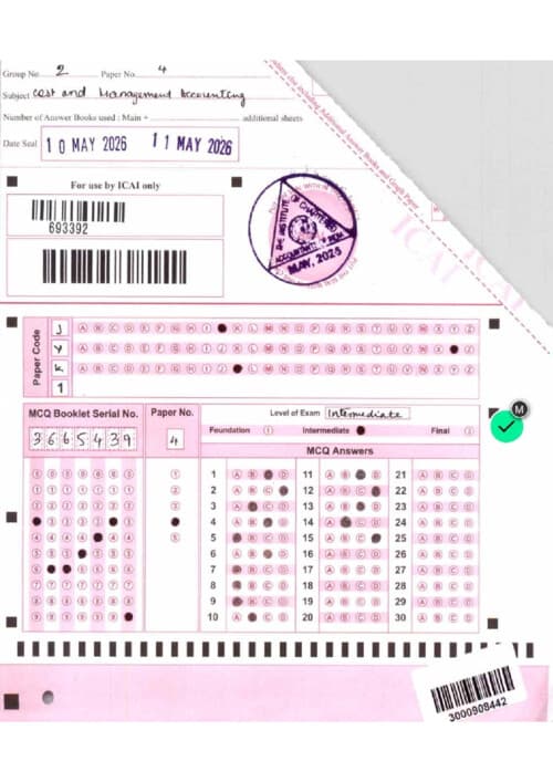 First page of MAY 2026 COST RTI COPY
