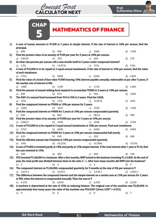 First page of Mof PYQ's