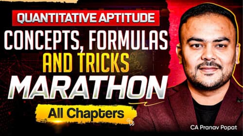 First page of Quantitative Aptitude all Formula and there Calculation trick By Pranav Popat (math)
