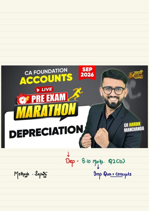 First page of Depreciation by Hardik Manchanda