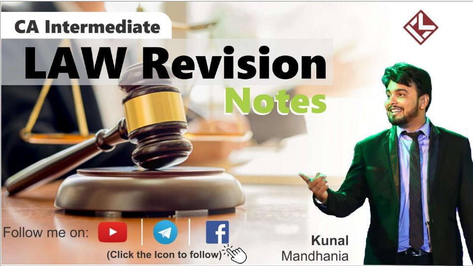Law Revision Book by Kunal Mandhania