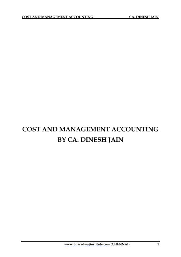 Workbook by CA Dinesh Jain