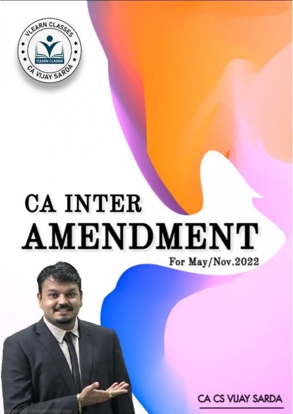 Taxation Amendments by CA Vijay Sarda