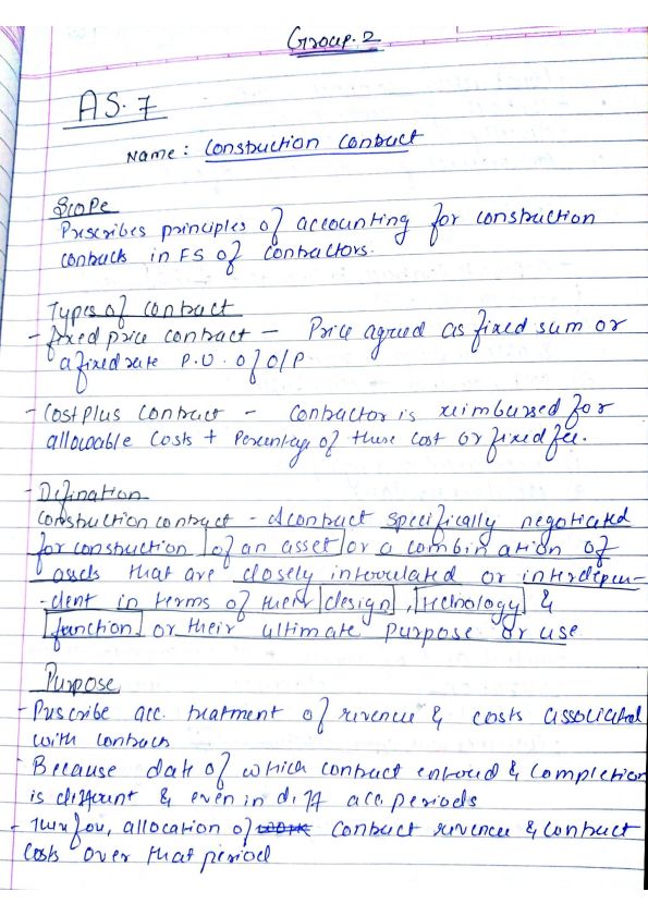 AS 7_ Construction Contract Handwritten Notes