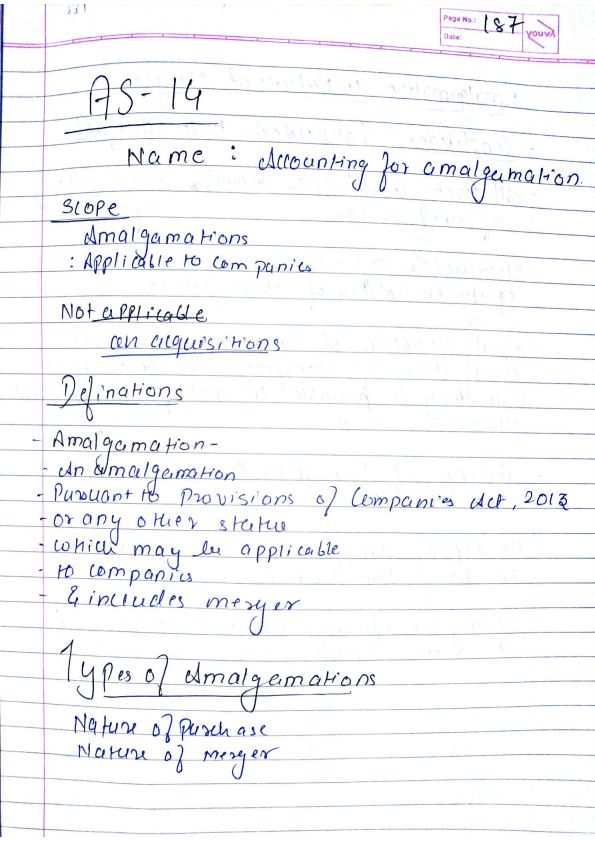 AS 14_ Amalgamation Handwritten Notes