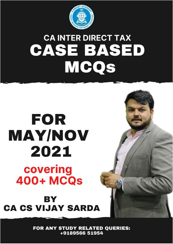 DT Case Based 400+ MCQs by CA Vijay Sarda 