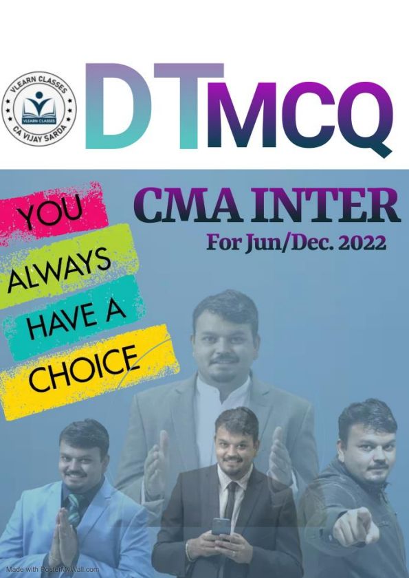 DT MCQs for Practice by CA Vijay Sarda 