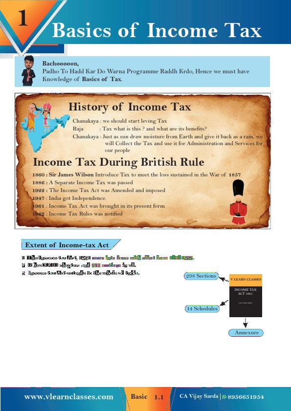 Basics of Income Tax by CA Vijay Sarda 