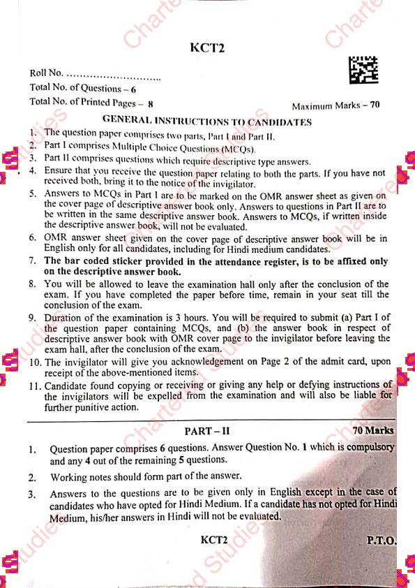 Auditing Question Paper Nov 23