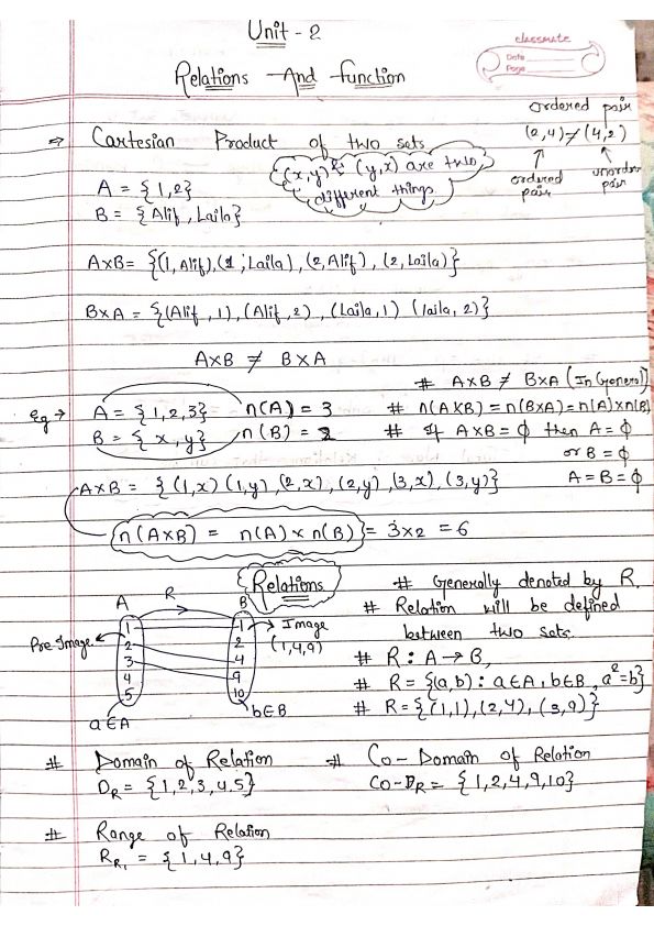 In the margin of thoughts, number find their place.