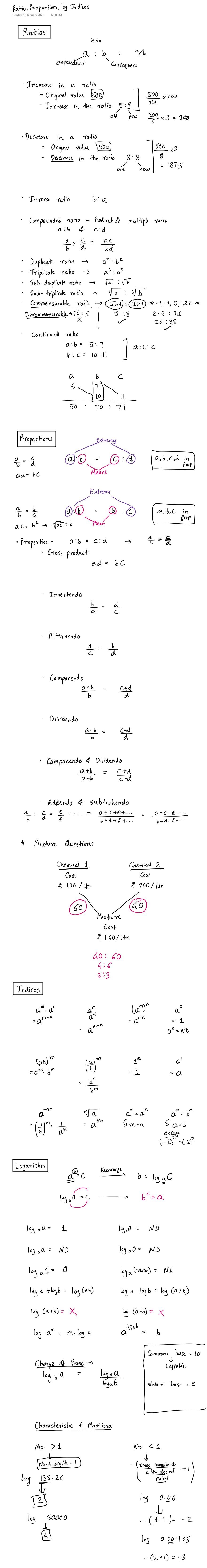 Maths RATIO PROPORTION 