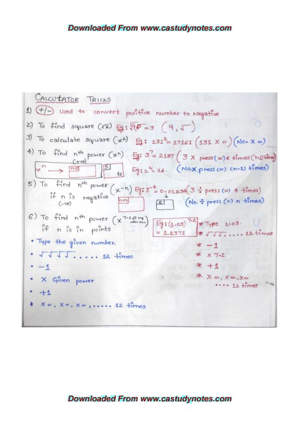 Calculator tricks for CA Foundation Maths !
#easytricks #handwrittennotes