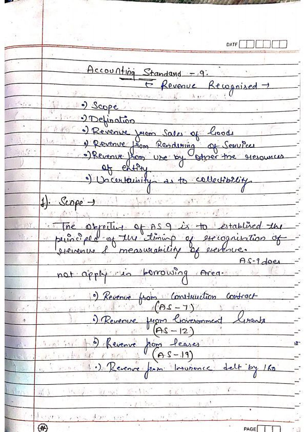 Accounting standard - 9