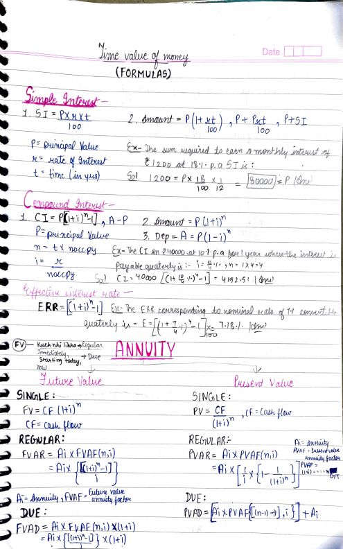 All formulas in one - maths, stats, LR
Handwritten (Self made)