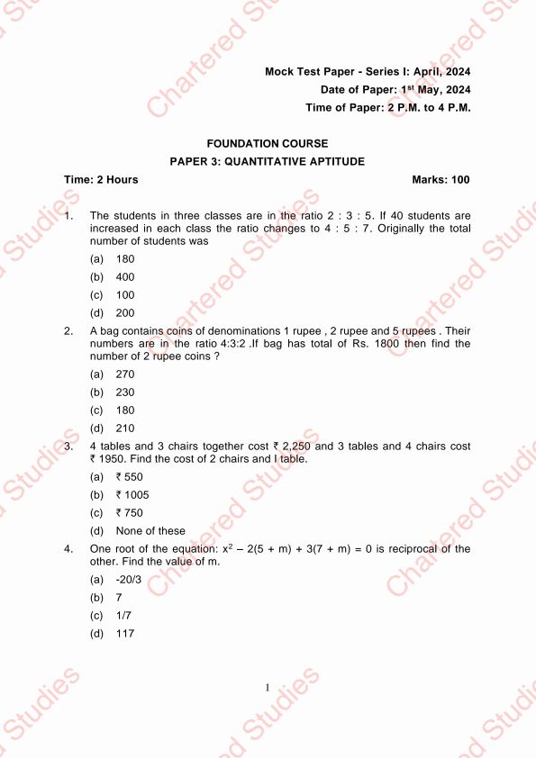 Maths rtp