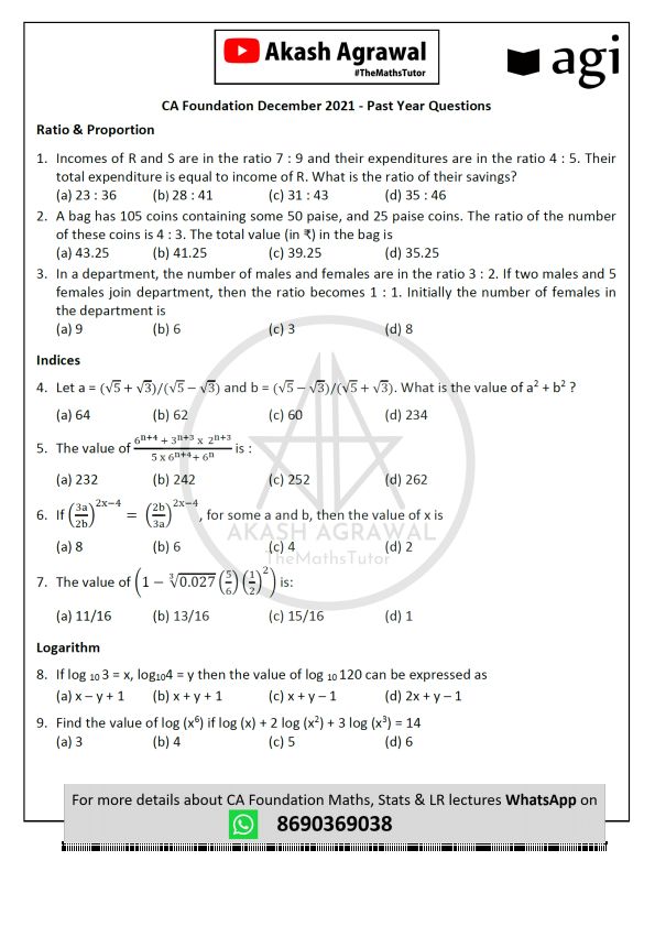 Maths practice questions ❓