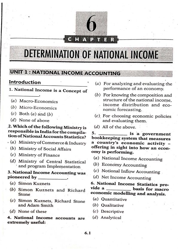 Economics chapter 6 to 10