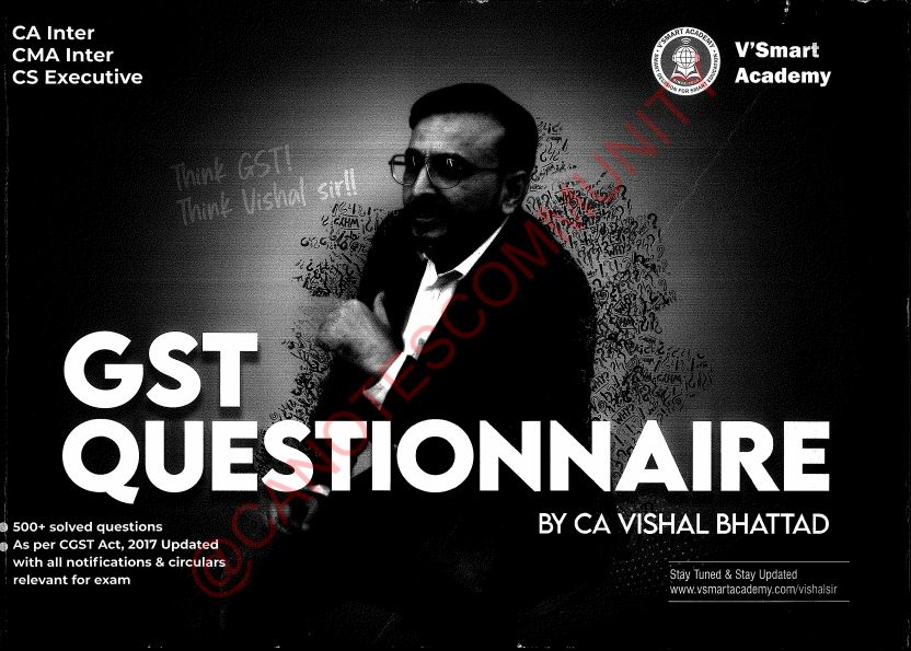 GST Questionnaire by Vishal Bhattad sir 
