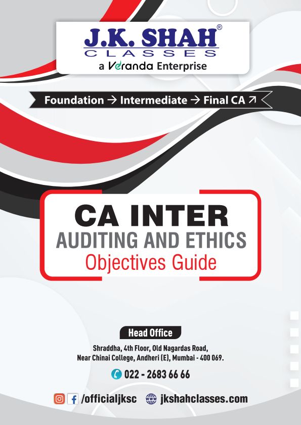 Audit MCQ Book

By JK Shah Classes 
