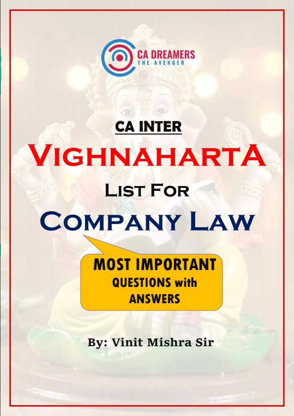 Most Important Questions With Answers of Company Law