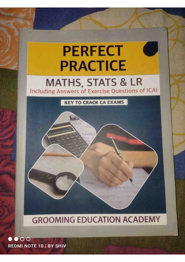 Perfect practice book ___MATH'S,LR,STATS...
BY GROOMING EDUCATION ?