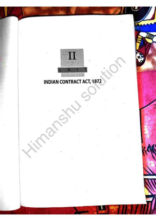 Indian contract act
Imp question answer