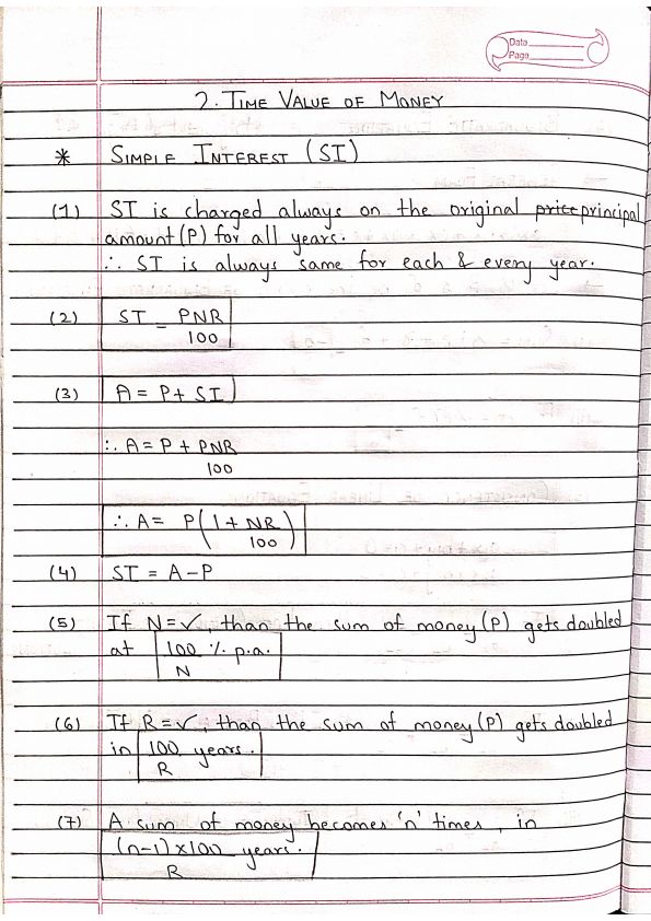 TIME VALUE OF MONEY|ALL FORMULAS|QA|