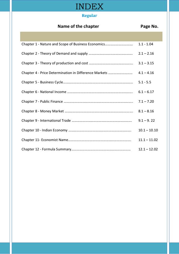 Economics all ch notes 