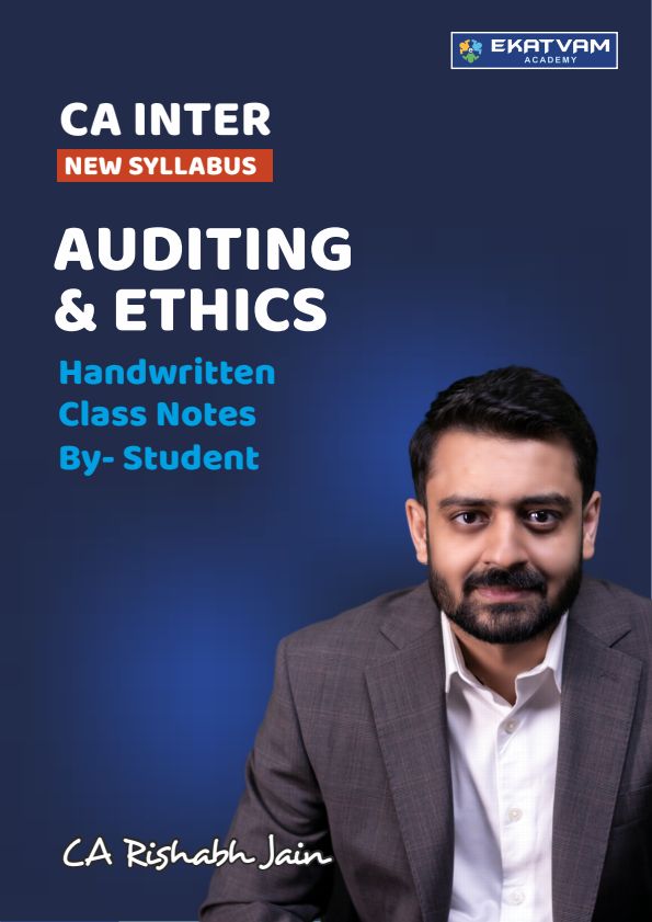 Audit - Handwritten Notes 
By Rishabh Jain Sir !!! 