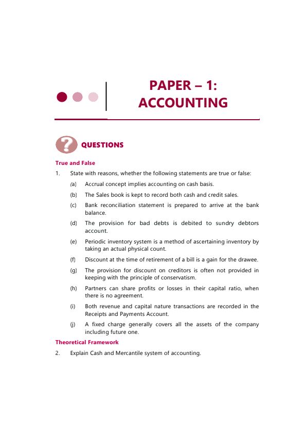 RTP OF ACCOUNTS