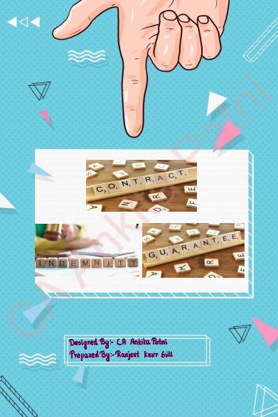 INDIAN CONTRACT ACT, 1872 
UNIT : 7 
BY CA ANKITA PATNI 
