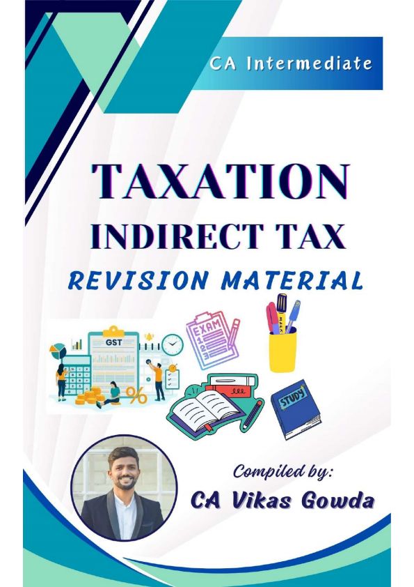 IDT: Revision Notes 
By Vikas Gowda Sir (Arivu Pro) !!! 