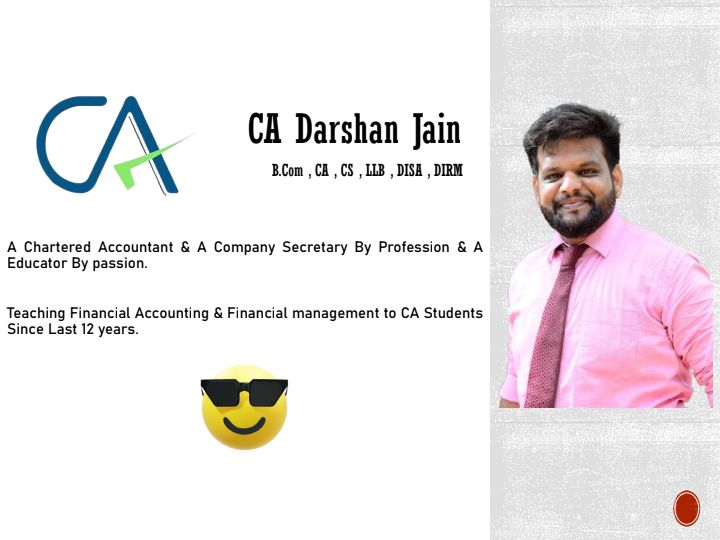 Important True Or False 

By CA Darshan Jain