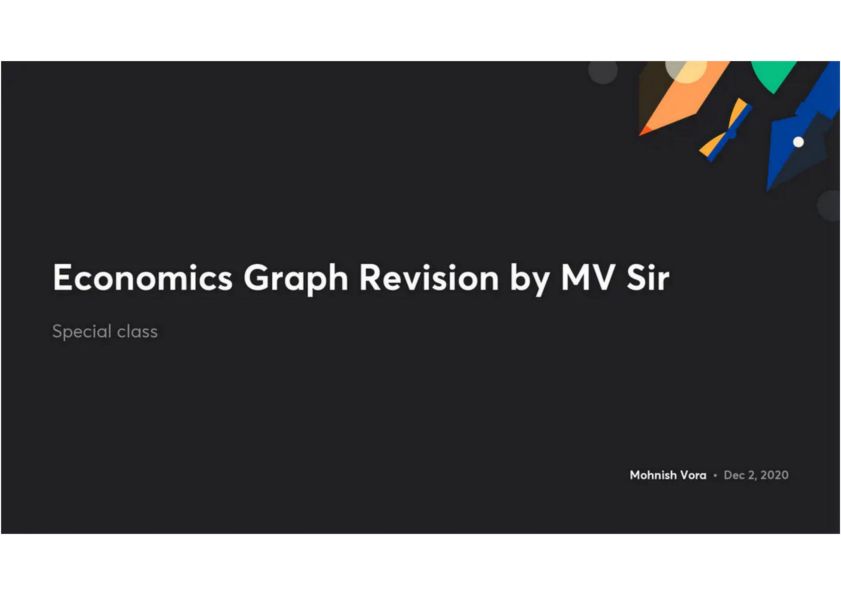 ECONOMICS ALL GRAPHS