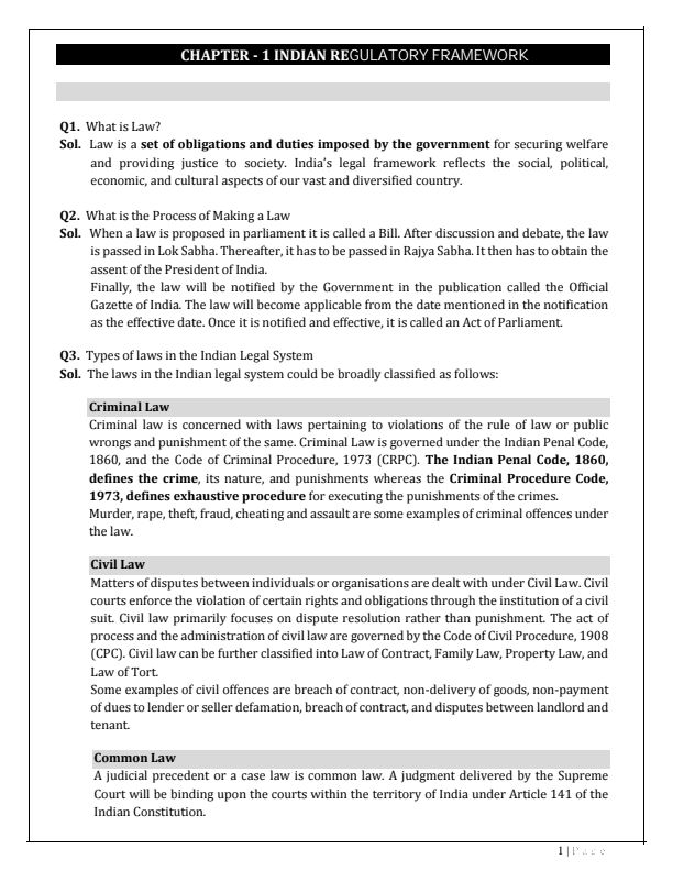 Law Practice Paper For June 2024