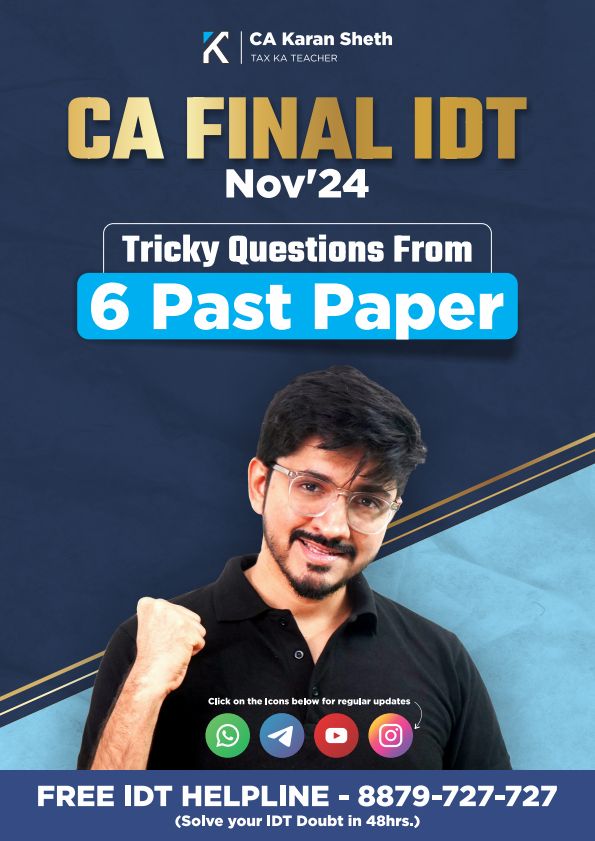 CA Final Past Paper Tricky Questions By CA Karan Sheth